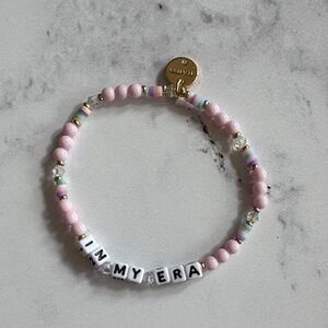 Little Words Project In My Era Bracelet Pink White Gold